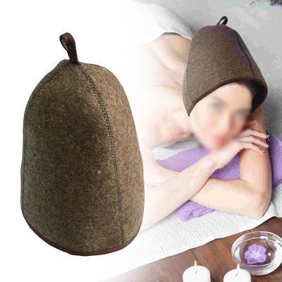 Felt Sauna Cap Heat Resistant Shower Cap Portable Sauna Hat