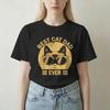 Unisex Unisex Best Cat Dad Ever Retro Vintage Gift T Shirt Funny Father Daddy Cotton Clothing Crewneck Tee Shirt Original Tshirt