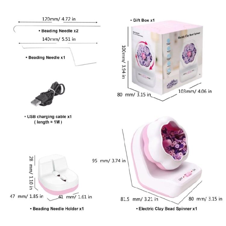 Easy To Use Electric Automatic Beading Machine Functional Electric Automatic Bead Stringing Tool for Enthusiasts