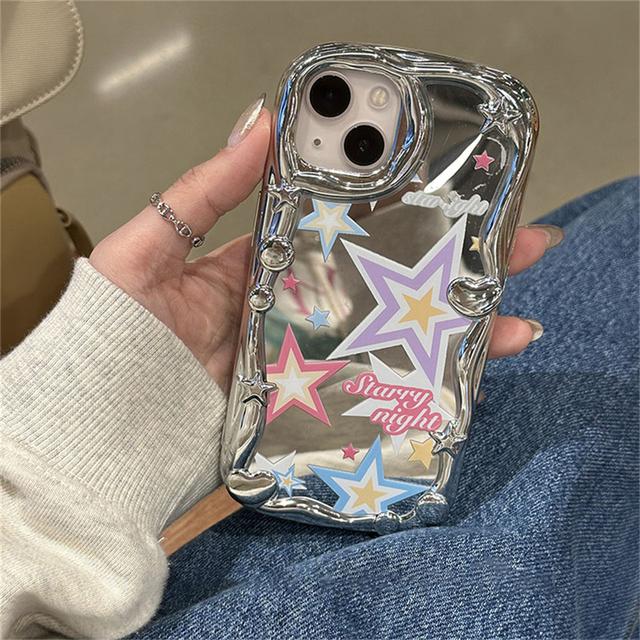 

Корейский милый чехол для телефона Y2k Star Cloud Moon для Iphone 14 13 12 11 Pro Max Lovely Love Heart глянцевый противоударный мягкий чехол Funda For iPhone 14ProMax