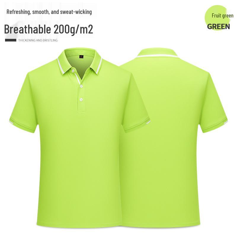 Custom Quick-Dry Polo with Turn-Down Collar for Corporate Events and Logo Branding