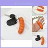 New Realistic 3d Hot Dog Keychain Creative Food Model Photography Prop