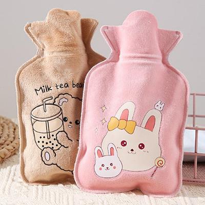 1Pc Kawaii 350Ml Plush Hand Warmer Cute Cartoon Girl Heart Y2K Carry-On Water-Filled  Water Bag Keep Warm
