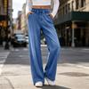 Women's Casual Straight Leg Denim Jeans Pants