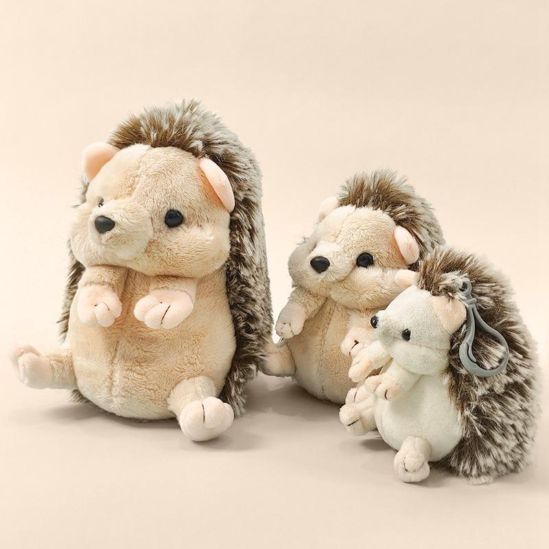 Creative Hedgehog Plush Keychain Toy - Cute Claw Machine Doll & Backpack Pendant