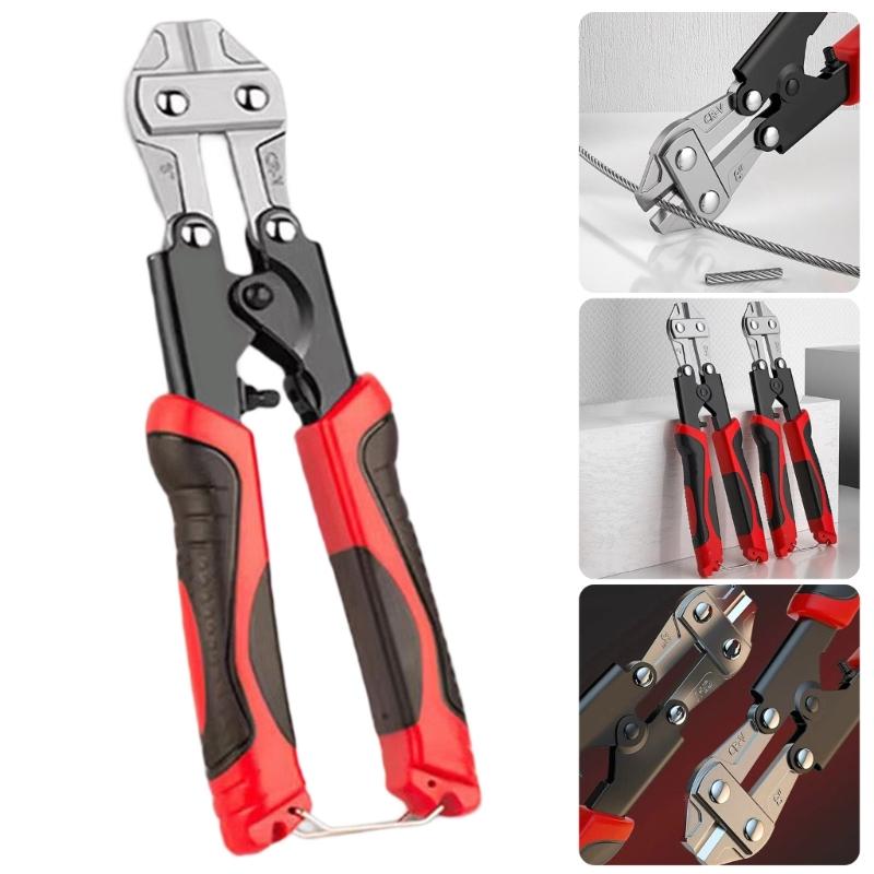 Bolt Cutter Spring Loaded Heavy Duty Wire Cable Cutter Wire Cutter Precisions Cutting Ergonomic Grip For Tight Space