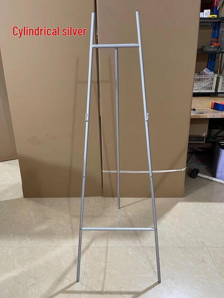 Gold Wedding Iron Easel: Photo Frame & Welcome Sign Display Stand for Nordic Oil Paintings