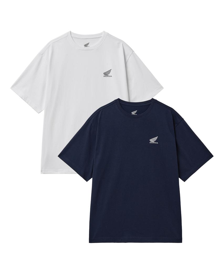 PHYPS MOTORCYCLE [2Pack] Speed Cool Short Sleeve White Navy