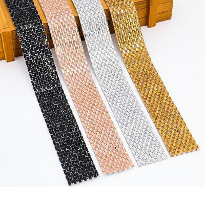 Self Adhesive Rhinestone Crystal Stickers Ribbon DIY Decoration Rhinestones Sticker For Arts Crafts, DIY Event Phone Decoration