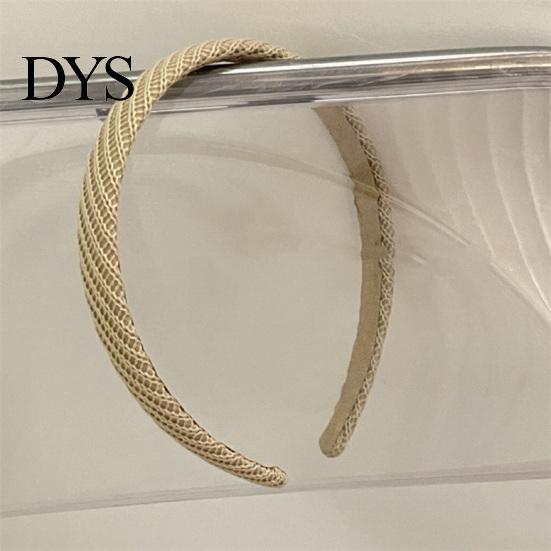 Sweater Coat Headband Women Anti-Slip Inner Side Sponge Filling Handmade Knitting Practical Hair Accessory Hoop Narrow Edge Hairband Broken