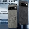 For google Pixel 8 Pro /Pixel 8Pro/Pixel 8A Case Simple Stylish Magnetic Suction Luxury Leather Skin-friendly Anti-drop Cover