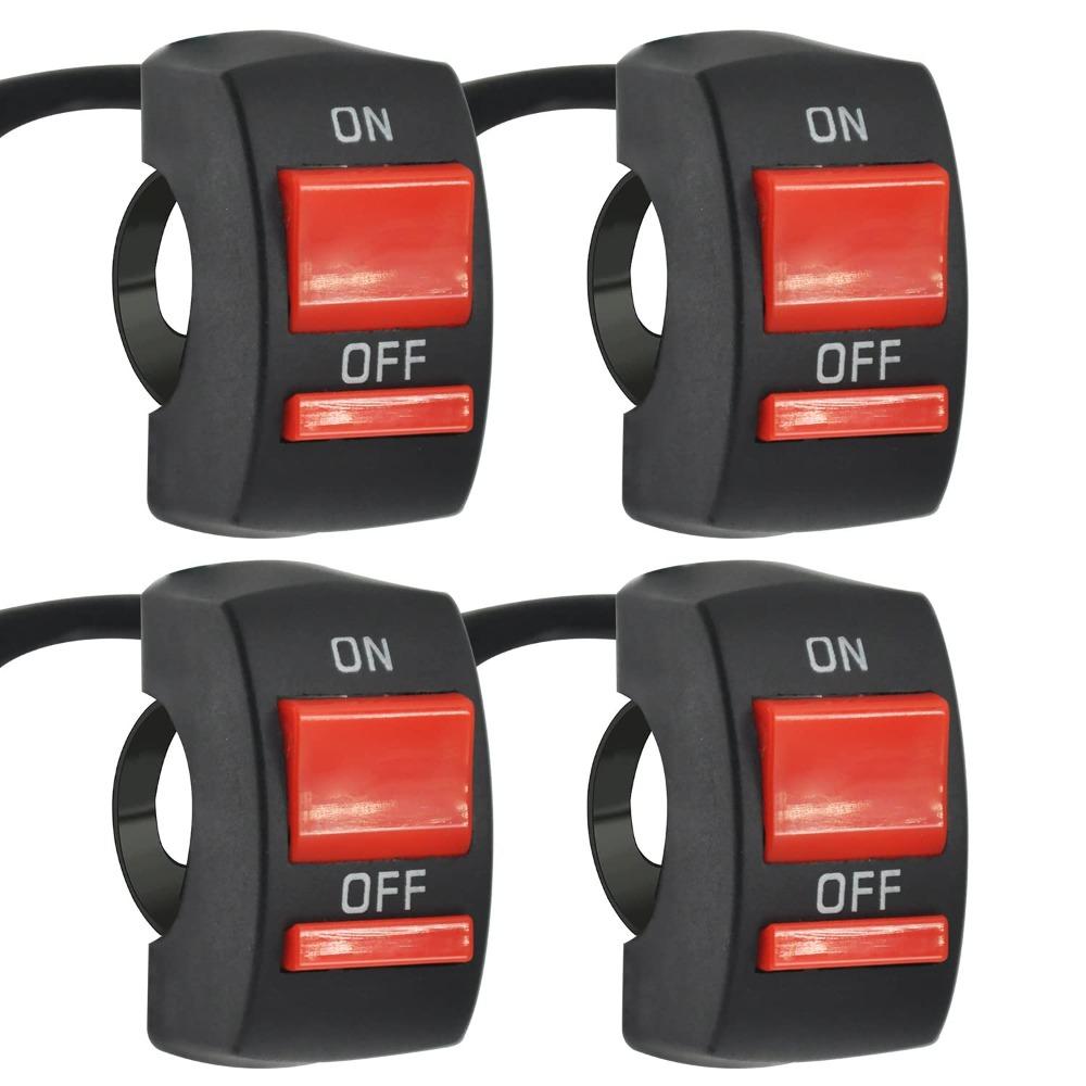 

4 шт. пластиковая ручка lДлина провода переключателя:Руль длиной 40 см. Переключатель включения и выключения. Простые в использовании велосипеды для бездорожья.