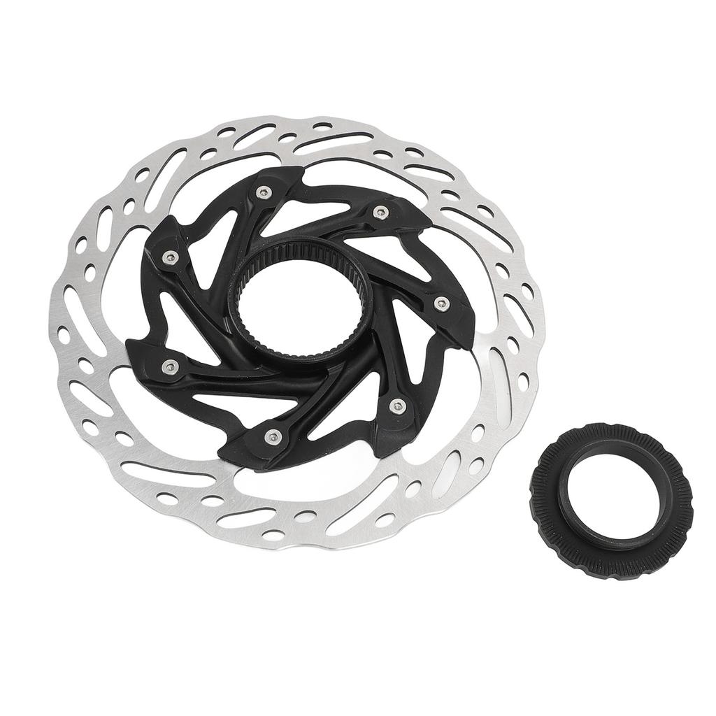 Bike Disc Brake Rotor Aluminium Alloy 140mm Bike Heat Dissipation Centerlock Disc Rotor