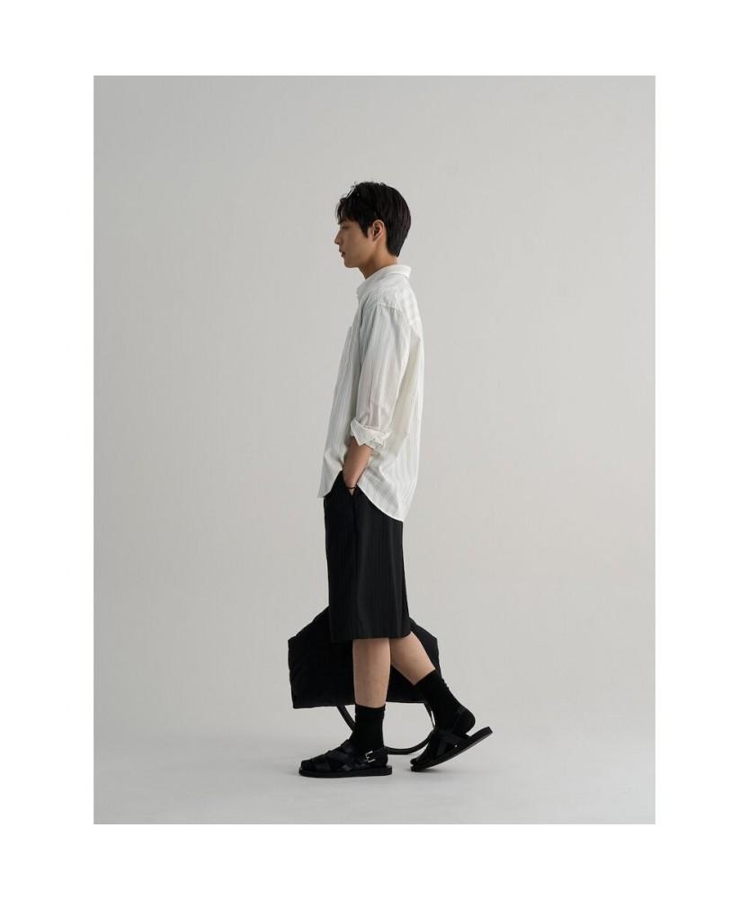 8SECONDS Wide Striped Shorts Black