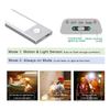 A84E-LED Motion Sensor Cabinet Light,Under Counter Closet Lighting, Wireless USB Rechargeable Kitchen Night Lights