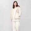 New Balance Velvet Jackets Women's Beige Stand Collar Moderate AWJ13326-MSU