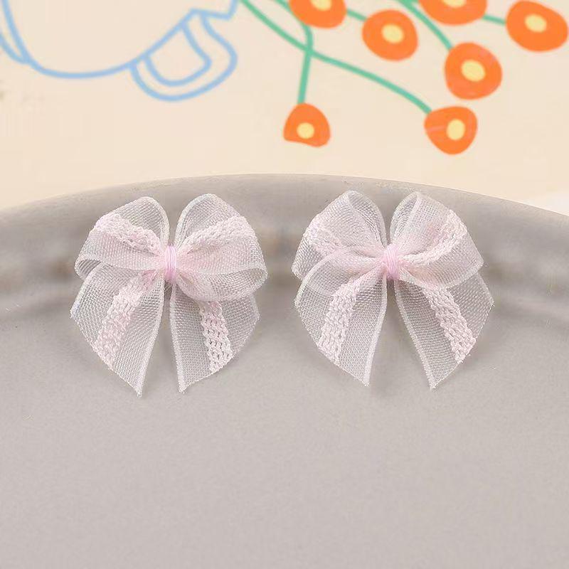 Mini Mesh Lace Bowknot Butterfly Hair Accessories for Children