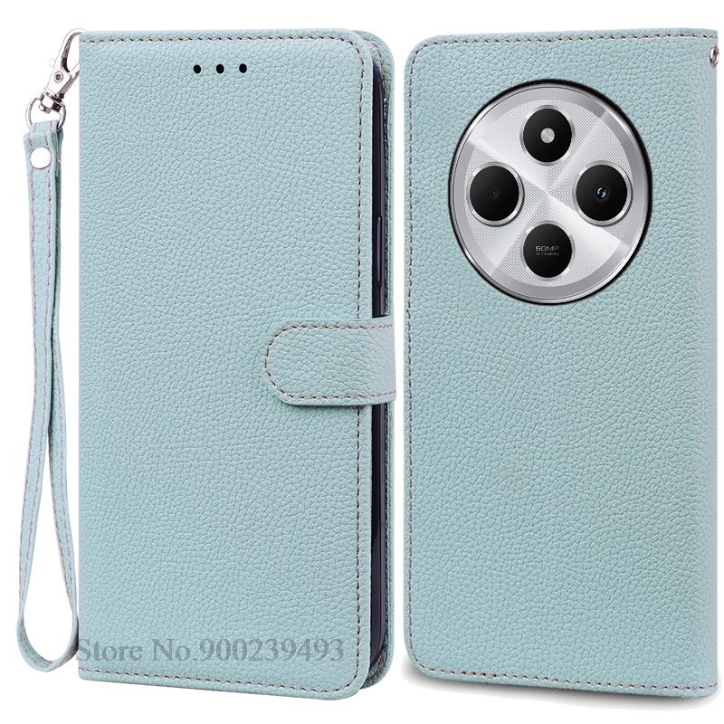 For Poco C75 Case Luxury Leather Flip Wallet Case For Poco C75 Case Xiaomi Poco C75 C 75 Case Silicone Book Cover Coque Fundas