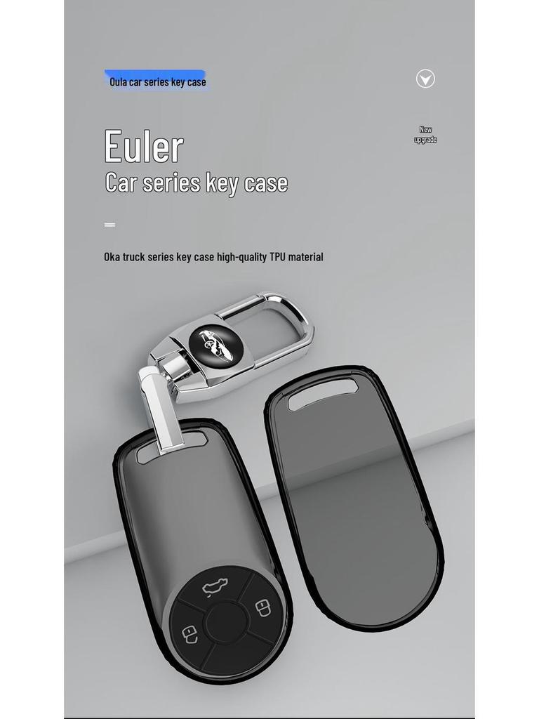 Transparent Key Case for ORA Good Cat, Ballet Cat, Black Cat, White Cat, Wild Cat, and Great Wall Cars