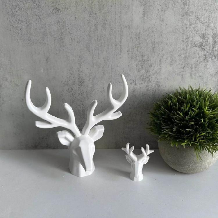 Christmas Elk Silicone Molds Ornament Candle Molds Deer Resins Molds Decorations
