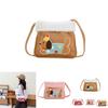 Adorable Plush Cartoon Dog Shoulder Bag For Kids Gender Neutral Crossbody Bag