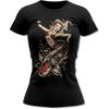 Bands and Bones Vintage Mermaid 3 Design Women's T-Shirt