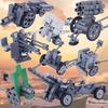 MOC Bricks Toys Military Army Accessories WW2 Soviet Tank Gun Weapons Soldier Figures Building Infantry Rocket Launchers Blocks
