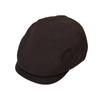 Face small solid color retro forward hat women cotton and linen versatile literary beret simple cap men
