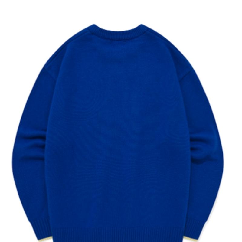 Covernot Lână Miel Logo C Tricotaj Gât Rotund B1 Co2303kt05 Yl Bl