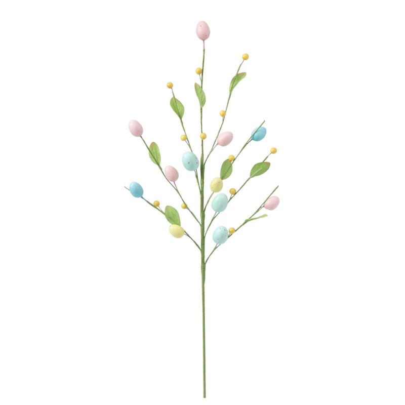 

Пасхальные яйца Искусственные Пенопластовые Ягоды Ветка Фестиваль Цветочная Композиция для Праздничного Стола Центральные Элементы Домашний Декор 1