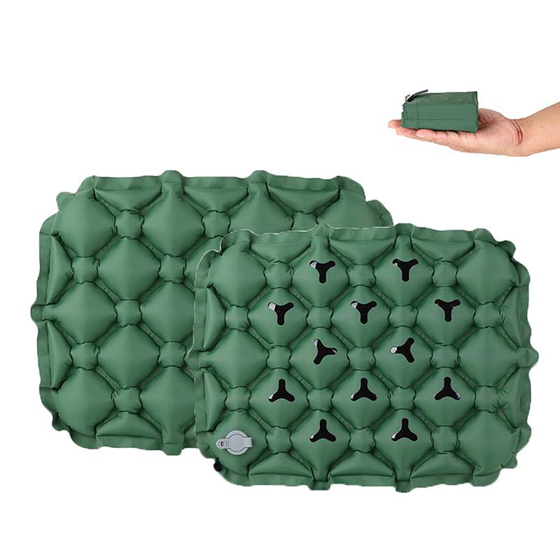 Inflatable Mattress For Sitting Outdoor Ultralight Seat Cushion Camping Sitting Pad Air Mat For Hiking Backpacking