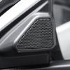 Durable-Car Door Panel Audio Horn Cover Tweeter Triangular Speaker Loudspeaker Cover Trim For Toyota Corolla 2014-2018