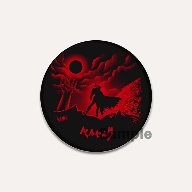 

32/44/58 мм аниме броши BERSERK мультфильм кишки/значок Гриффита на рюкзак одежда круглые булавки ручной работы для подарка аксессуар 44mm