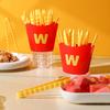 8Pcs Mini Tong Magnetic Fries Shape Food Tongs Kitchen Serving Tongs Kid