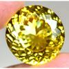 20Ct Natural Ceylon Yellow Sapphire Round CERTIFIED Flawless Loose Gemstone