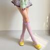 Mesh Ruffle Socks Hollow Flower Fishnet Calf Socks Balletcore Lulicore Socks  Lolita
