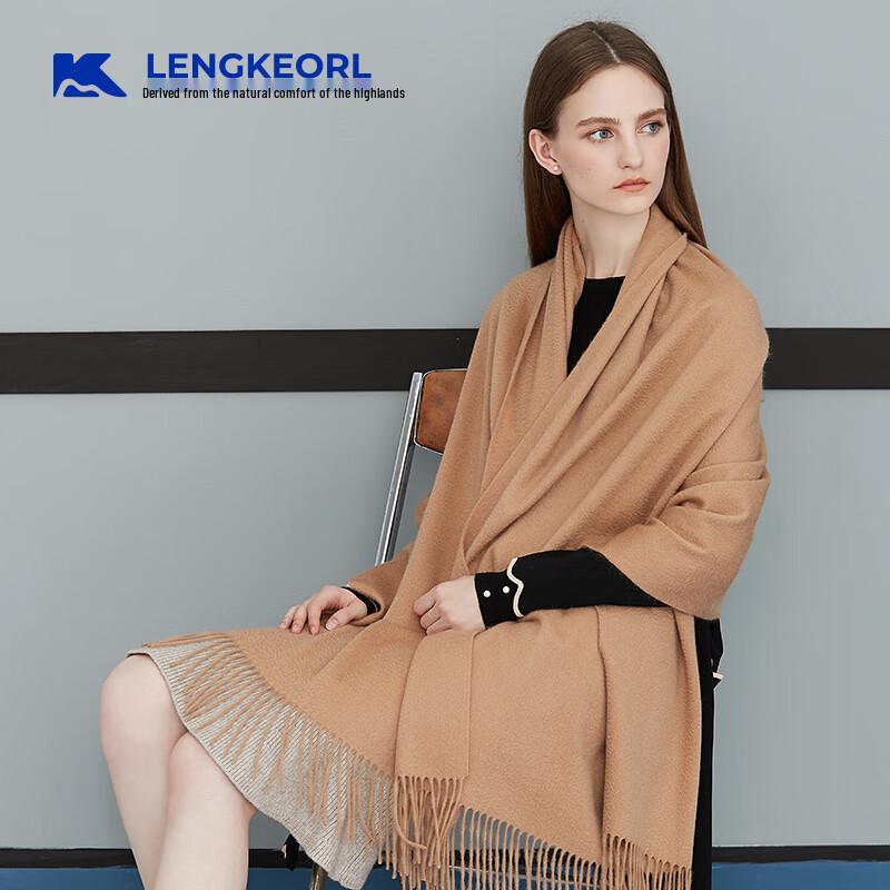 

Линке 100% Шерсть Шаль Пончо