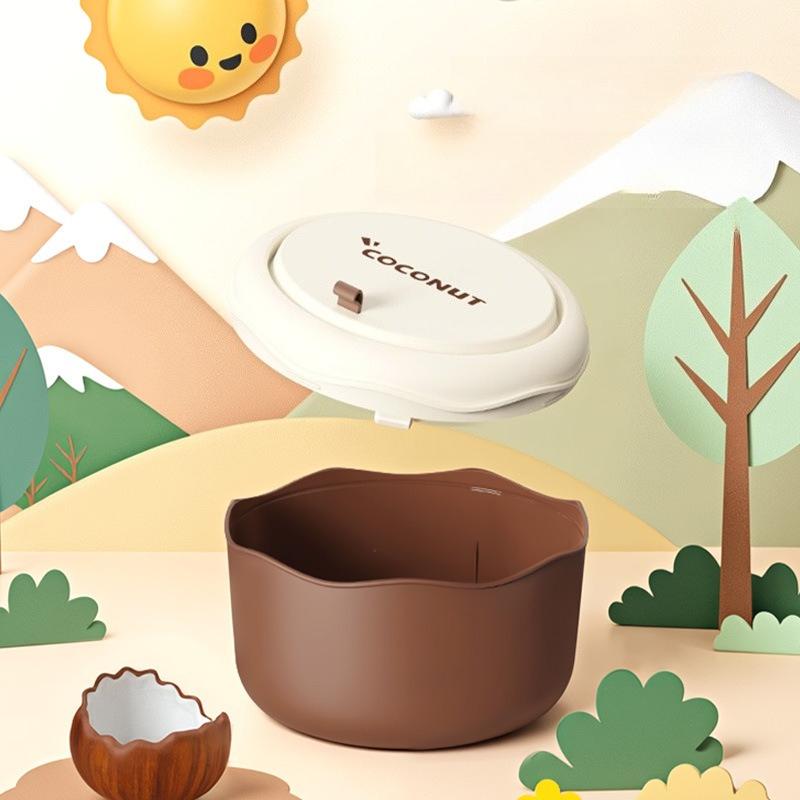 Desktop Trash Can Cute Small Press-type Mini Storage Bucket Flip Waste Paper Can Storage Box