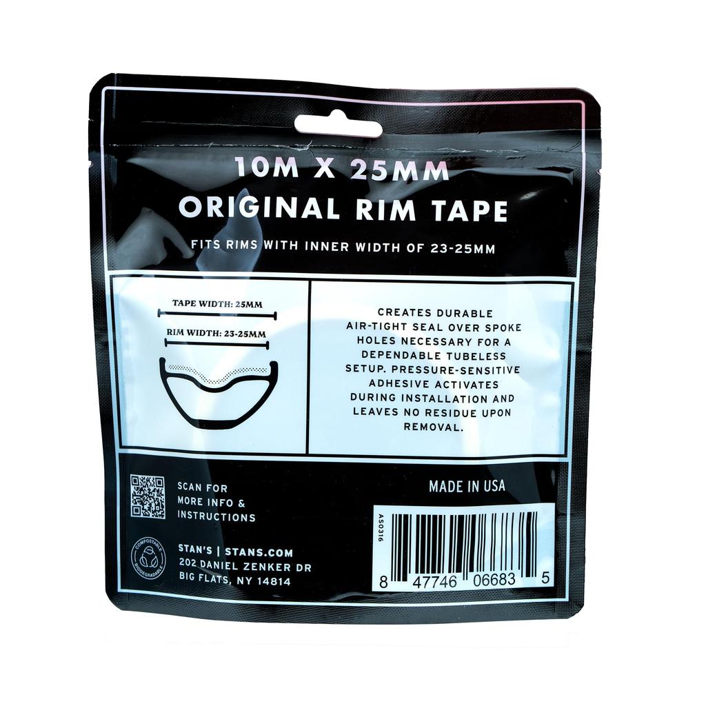 STAN'S RIM TAPE 10M X 25MM
