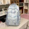 Schoolbag trendy cool schoolbag male high school student fashion Korean version large capacity travel backpack female college student backpack 