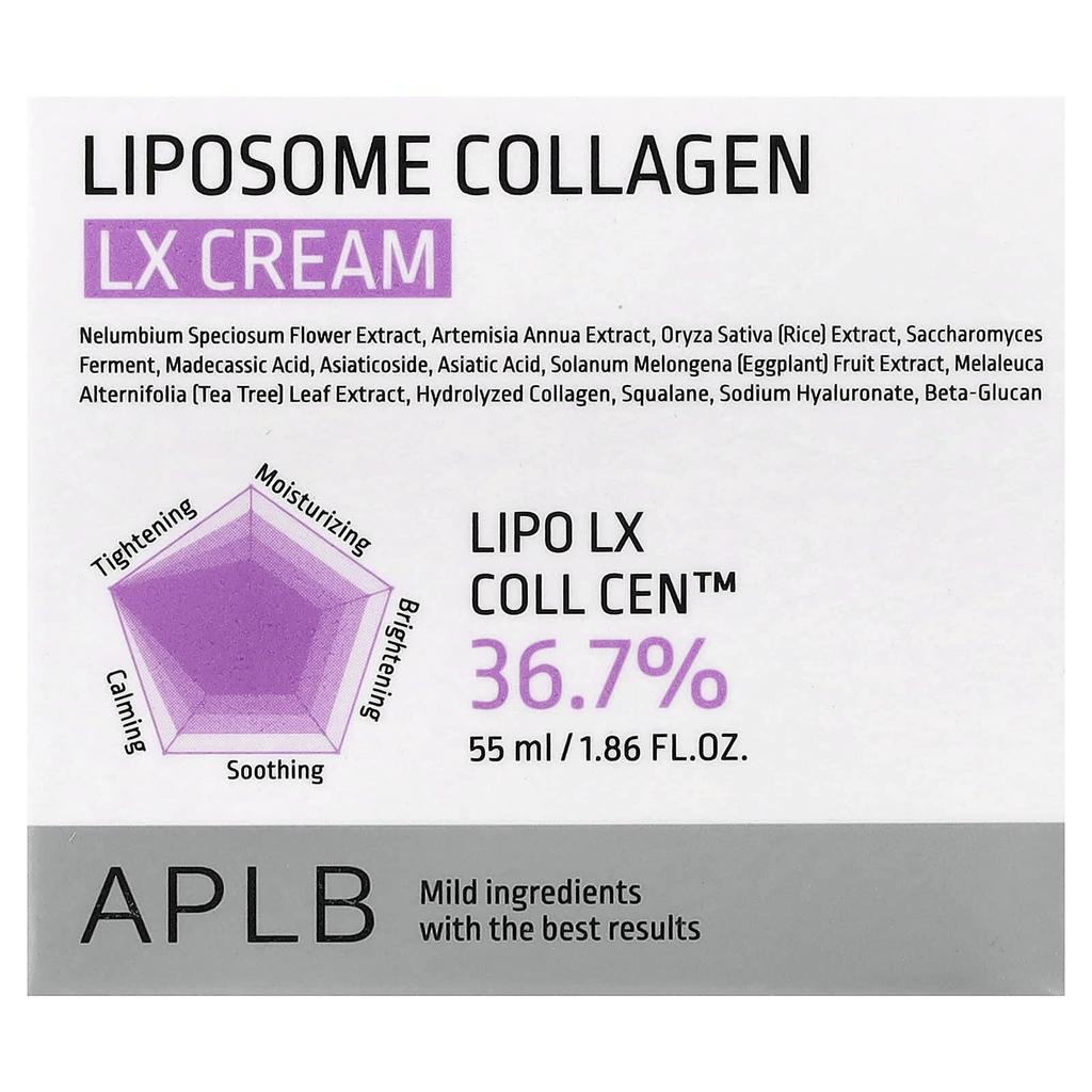APLB, Liposomal Collagen LX Cream, 55ml (1.86 fl oz)