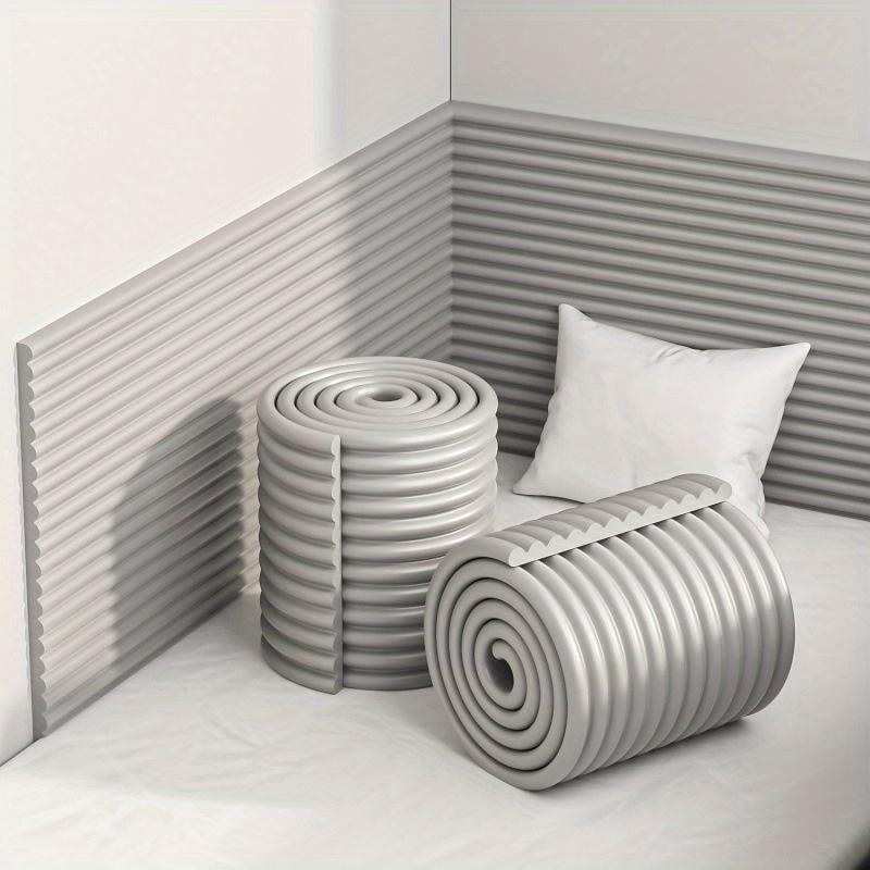 Stickers Muraux Doux Texturés 3D - Imperméables et Résistants à l'Humidité - Protections d'Angle Peel & Stick, Décoration pour Murs, Tables, Chaises