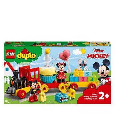 LEGO DUPLO Mickey and Minnie Birthday Train Toy Constructor Set Multicolore