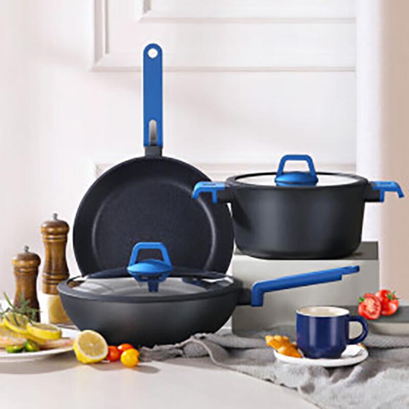 Набор антипригарной посуды DESLON Синяя Акула