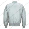Tasahaya Military Flight Jacket with Men's Stand-Up Collar, Lightweight, Casual, Spring/Autumn (5XL, Gray)