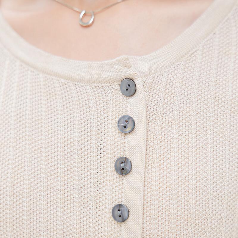 Women's Tie-Waist Knit Long Sleeve Top