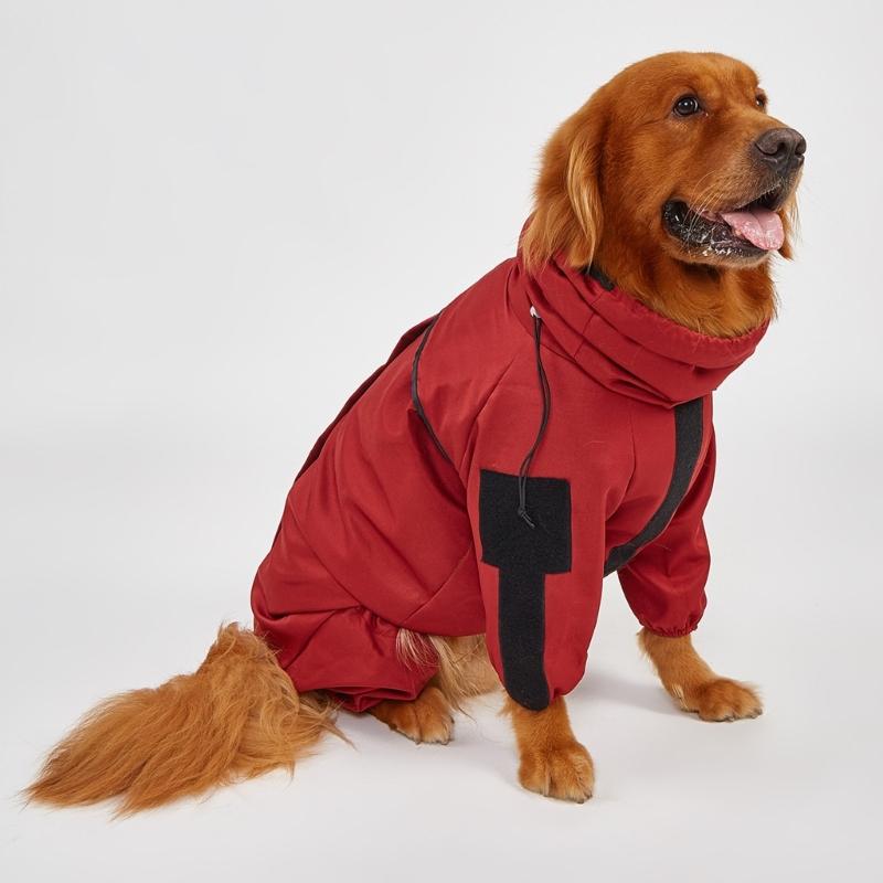 Dog Raincoats Hooded Slicker Large Ponchos for Small To Large Dogs and Puppies Puppy Rain Ponchos Rain Coat Rainwear