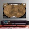 Retro World Map Poster Prints Wall Art Background Cloth Bedroom,Graduations,Geographical,Tourism/Education Tool