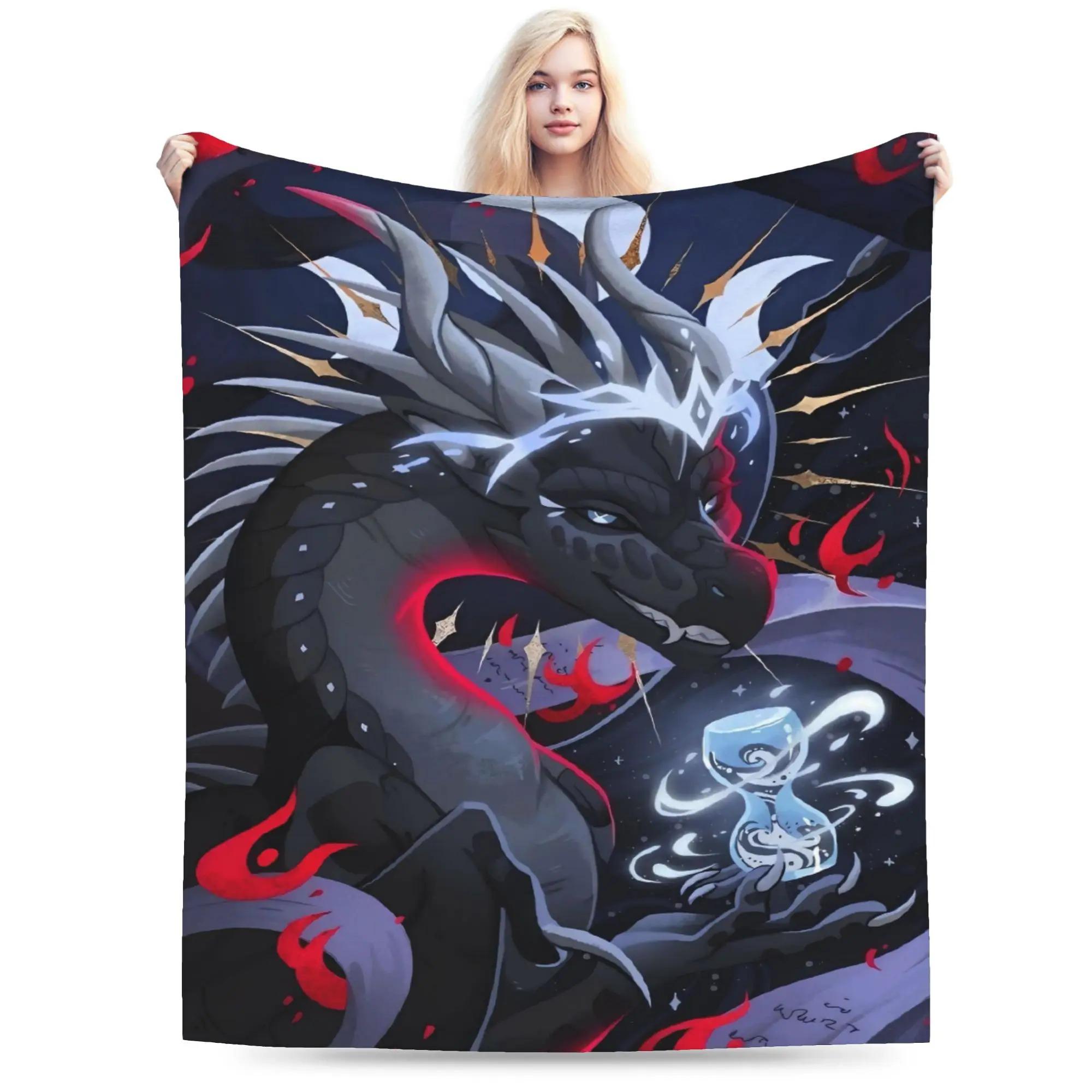 Wing of Fire Blanket Soft Funny Plush Throw Blanket For Boy Girl Bedroom Flannel Bedspread Bed Cover 70x100cm