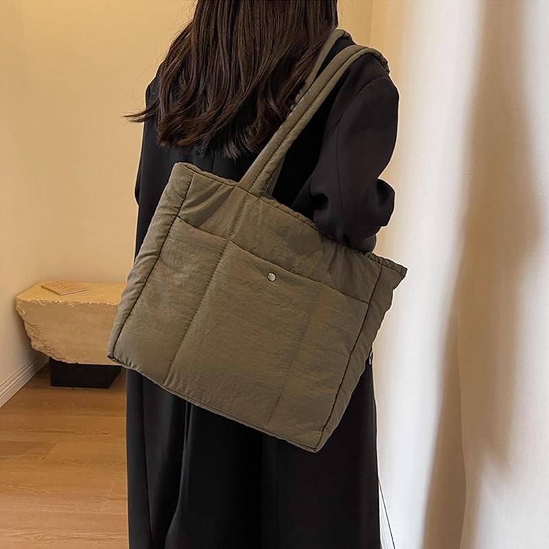 [Tuten] torba damska na ramię torba dla mamy Jednolita torba na ramię o dużej pojemności Większa, lekka Z zamkiem błyskawicznym torebka dojazd do szkoły